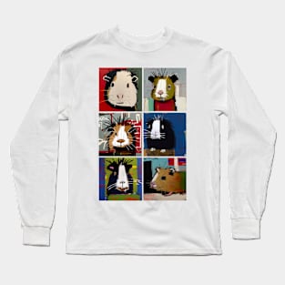 Cute Cartoon Guinea Pigs Long Sleeve T-Shirt